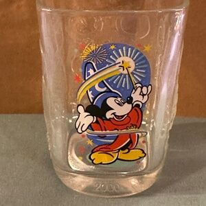 Vintage McDonald's Walt Disney 2000 Millenium Glass
